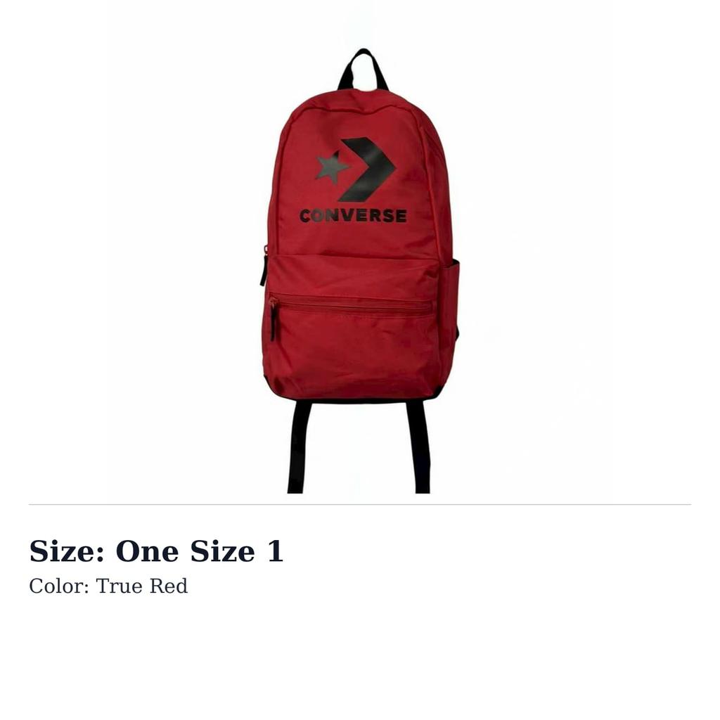 Converse Polyester Backpack Regular Kids' True Red CV933006PS-002