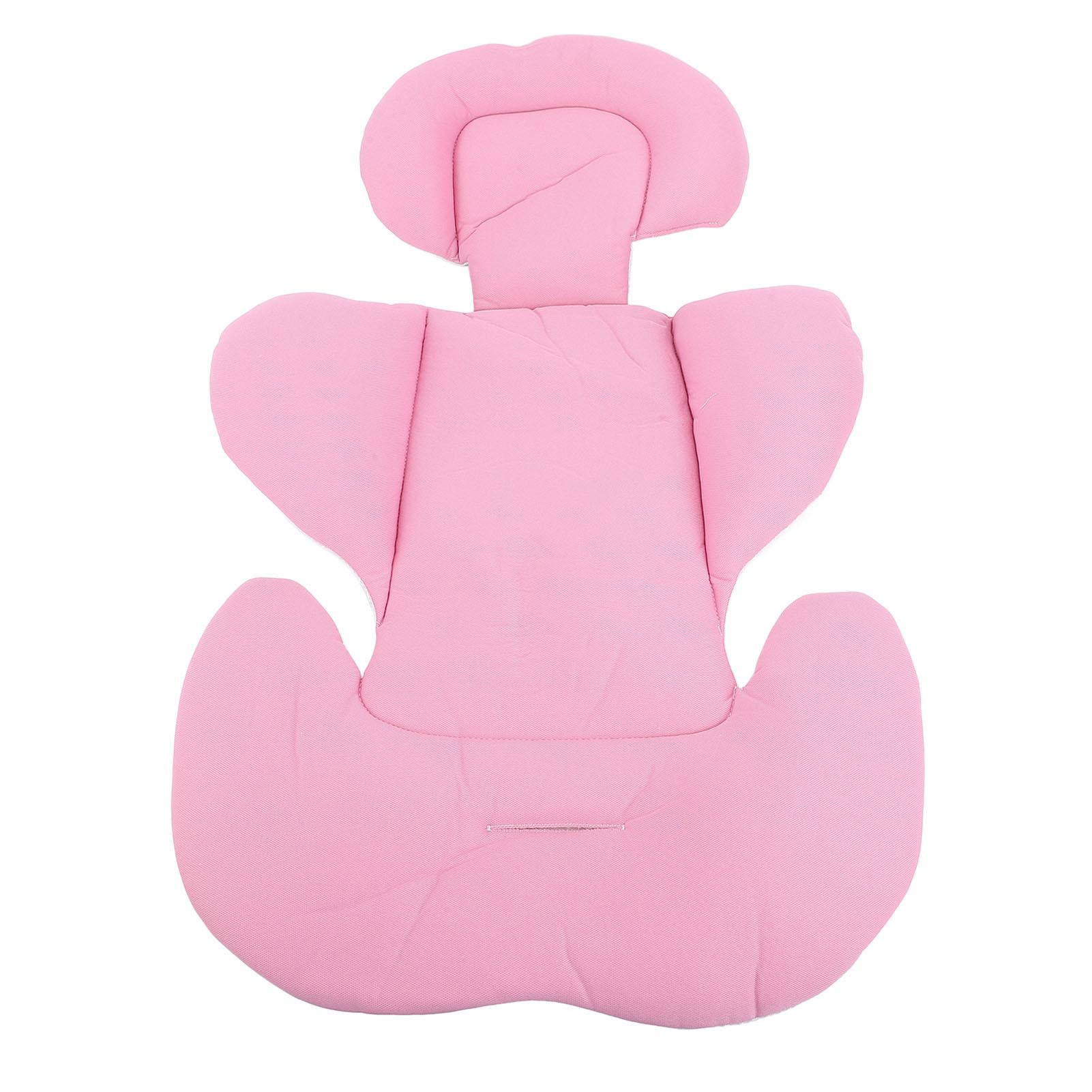 

Цельный вкладыш для детского автокресла, универсальная мягкая подушка-вкладыш для коляски, можно стирать в машине для розовый