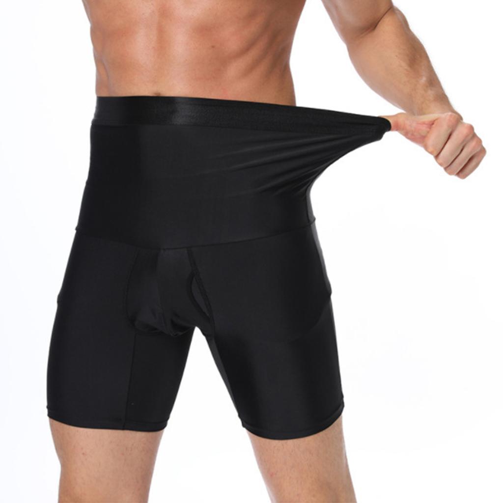 Men's Tummy Control Shorts High Waist Slimming Body Shaper Seamless Panties Shapewear Underwear Boxer Briefs for Men Underpants