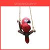Creative Parrot Swing Figurine Garden Balcony Miniature Resin Decor For Home And Gift