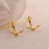 Fashion Metal Arrow Stud Earrings For Women 2026 New Gold Color Irregular Geometric Earrings Party Wedding Jewelry Gift