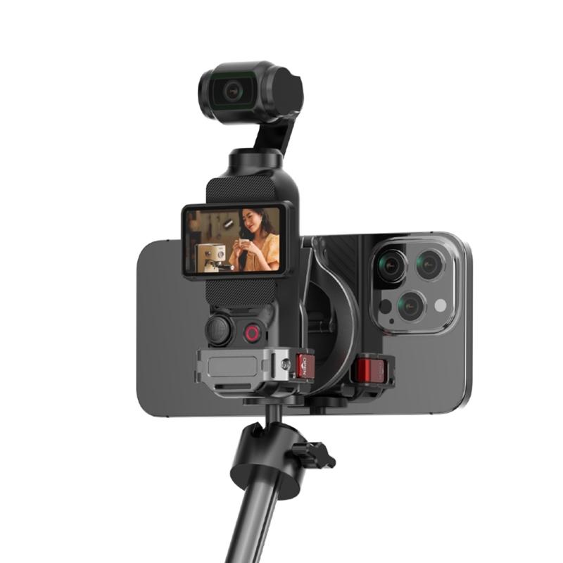 Adjustable Magnetic Stand for Pocket 3 with Quick Fixation and Expansion Adapter for Shootings
