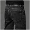 Spring New Jeans Men's Trend Elastic Men's Spring and Autumn Models Slim Straight Summer Casual Long Trousers Loose