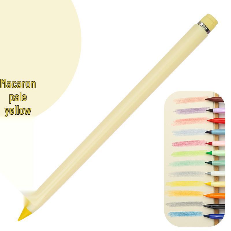 Erasable Posture Correcting Eternal Pencil - 12 Colors, No Sharpening Needed, Durable Lead, Perfect for Kids' Drawing.