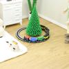 Model Mini Pociągu 1:Zabawka Pociąg w Skali 12 Miniaturowy Pociąg na Torach z Kolorowymi Wagonikami do Dekoracji Domku dla Lalek Miniaturowa Scena Rekwizyt do Zdjęć
