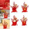 Chinese Lunar New Year Decoration Holiday Feng Shui Artificial Flowers Bouquet
