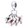 S925 Silver Handmade Jewelry Accessories Bracelet Necklace Keychain Sports Skate Shoes Decorative Pendants