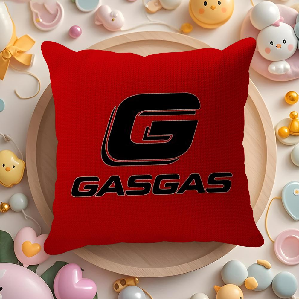 Motorcycle G-Gasgas Pillow Case Pattern Printed Pillowcase For Living Room Sofa Cushion Cover & Bedroom Decor