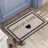 Washable 'please Take Off Shoes' Welcome Mat Door Mat Suitable Entrance Courtyard Porch Farmhouse and Garage Decoration Carpet