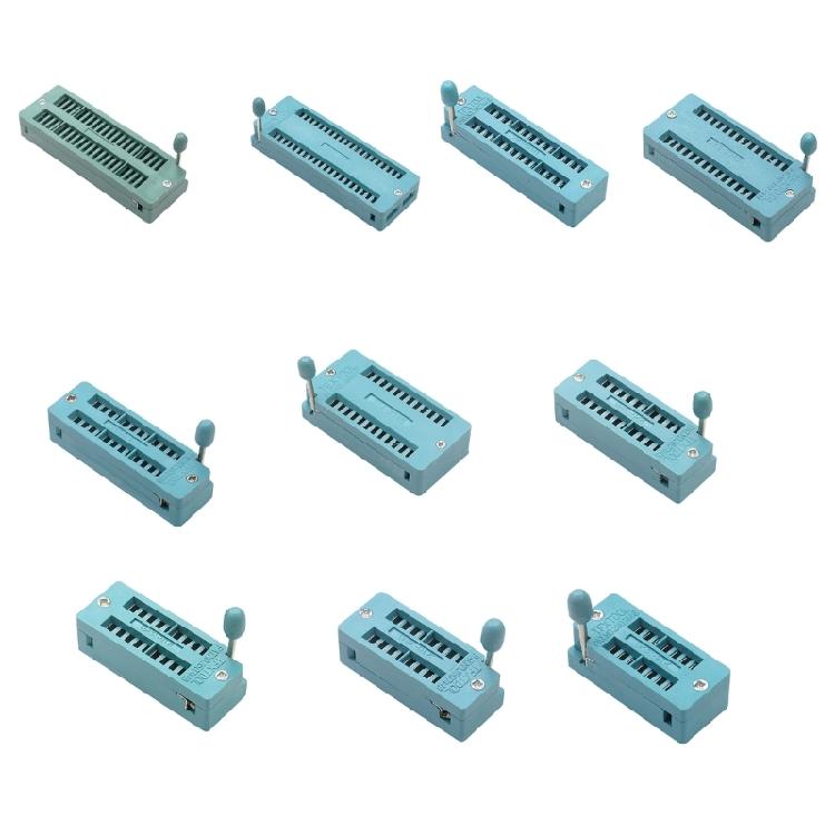 Versatiles IC Testing Base Light weight Plastic Socket IC Lock Seat ZIF Socket For Development Projects Using Secure