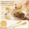 Kitchen Tongs Heat Resistant Cooking Tongs for Grilling Barbecue Spaghetti Pasta Serving Bread Toast Clip Tool
