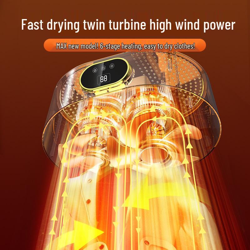 Smart Foldable Clothes Dryer: Quick-Dry & Disinfect Baby Clothes, Perfect for Dorm Rooms