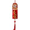Flocking New Year Lucky Pendant Traditional Spring Festival Hanging Couplet  Home Living Room Decor
