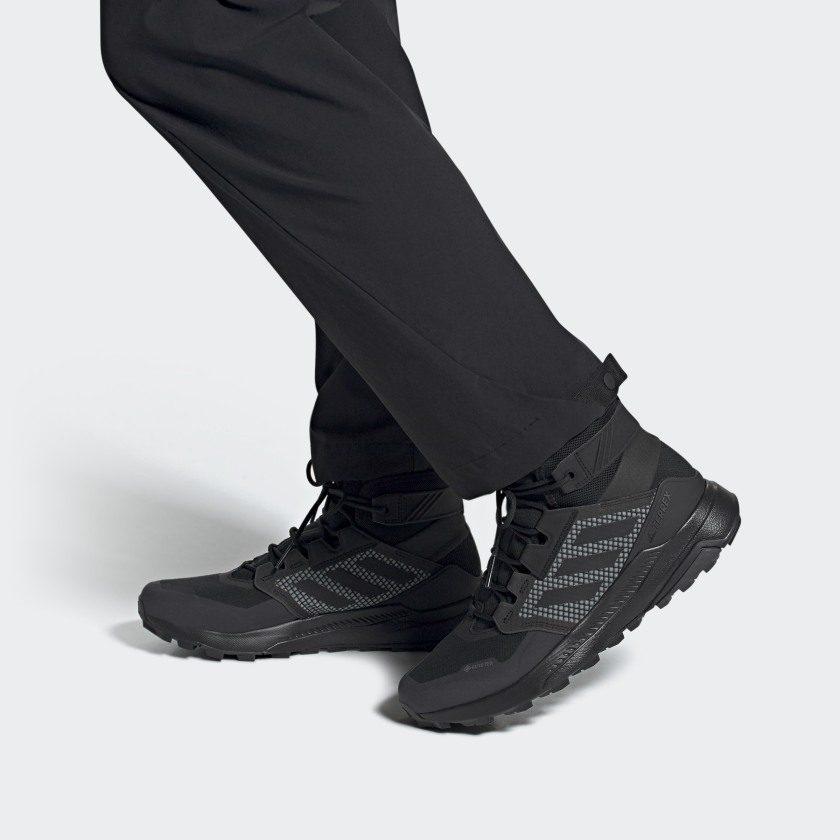 Adidas Terrex Trailmaker Mid Gore Te Trendy Slip Resistant Slip Resistant High top Hiking Shoes Men's Black FY2229