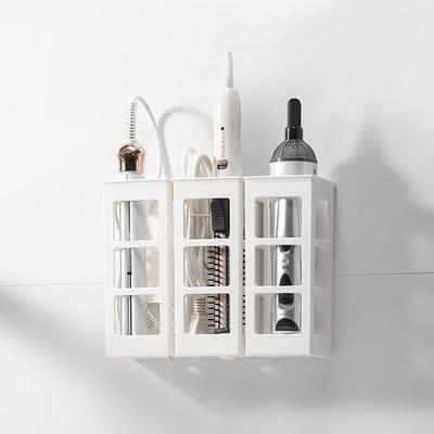 Japanese Wall-Mounted Hair Tool Storage for Curlers & Straighteners