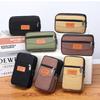 Men Slim Coin Purse Fashion Canvas Change Pouch with Multi Pockets Zipper Coin Purse Coin Pocket Bag for Coins for Best Gift
