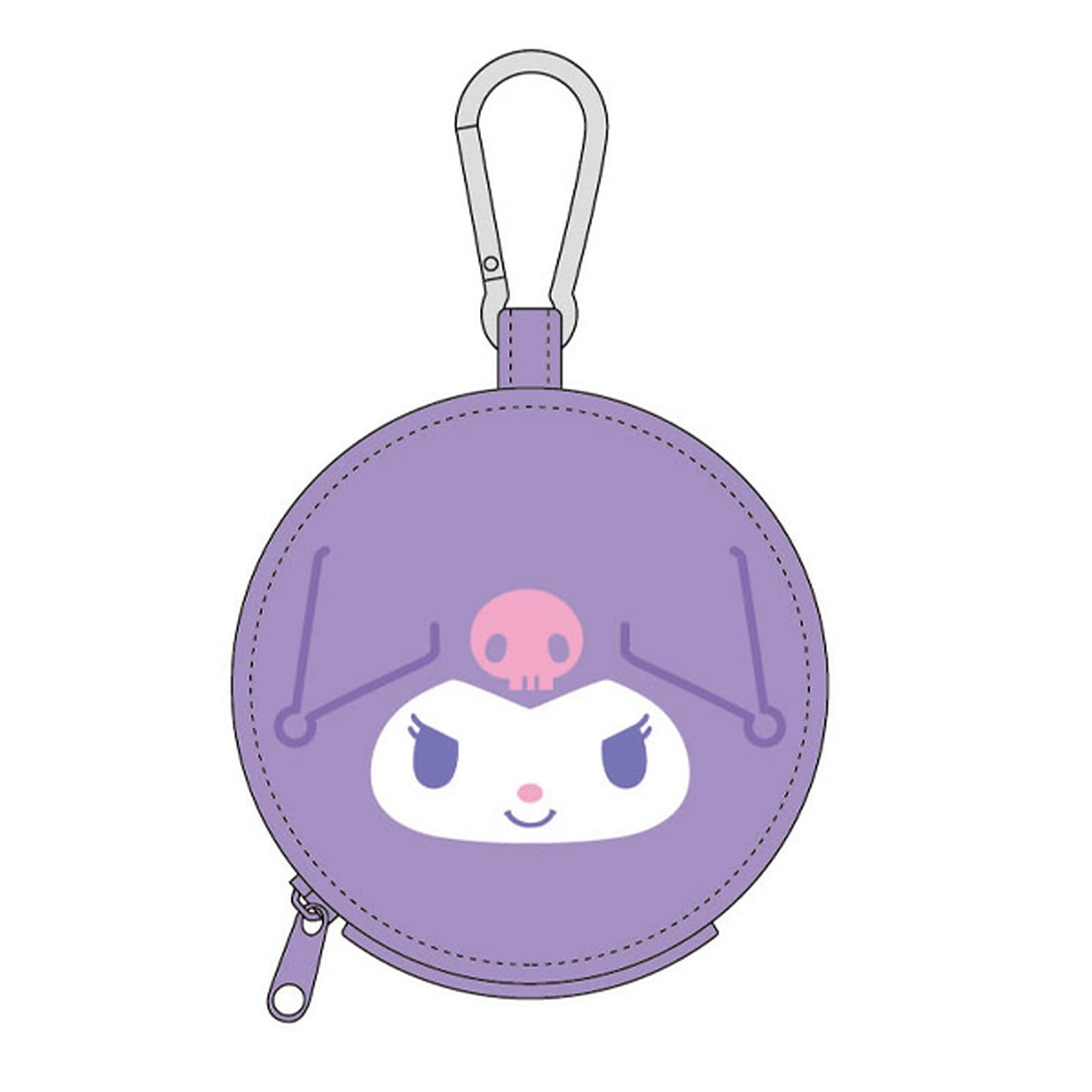 

K Company Kuromi Round Pouch with Carabiner CKMP1-KU 94×D25mm