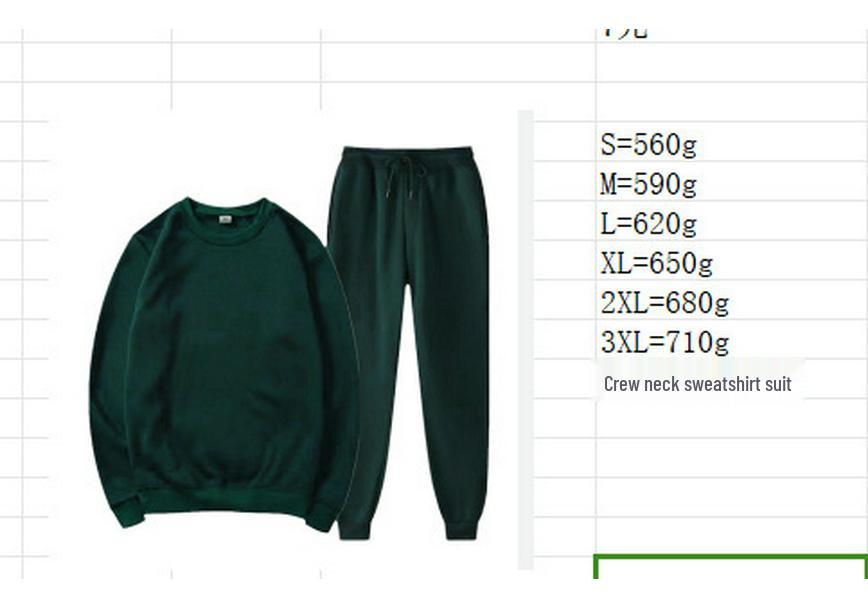 Completo Sportivo Unisex in Pile Monocolore - Felpa con Cappuccio Girocollo & Pullover Largo
