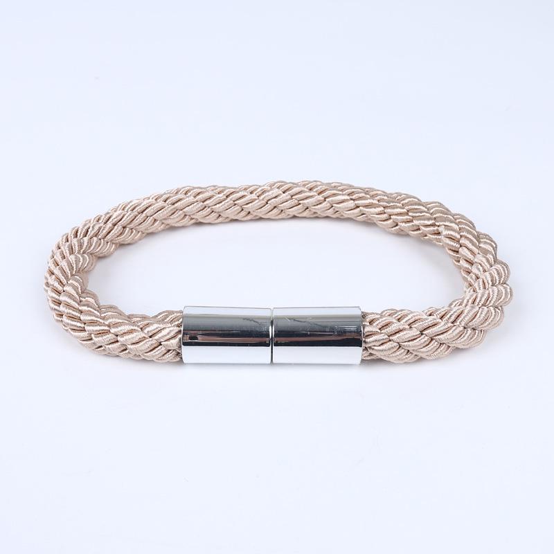 Modern Braided Magnetic Curtain Tie-back, No-Drill Installation