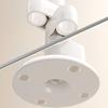 Simple ABS Pen Holder 4-slot Rotating Household Desktop Pen Rack Toothbrush Holder School Office Home