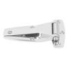 Zinc Alloy Material Soft Close Tee Hinge Silver Soft-Close Mechanism Zinc Alloy T Hinge 3.23 X 5.51 Inch T Strap Hinge