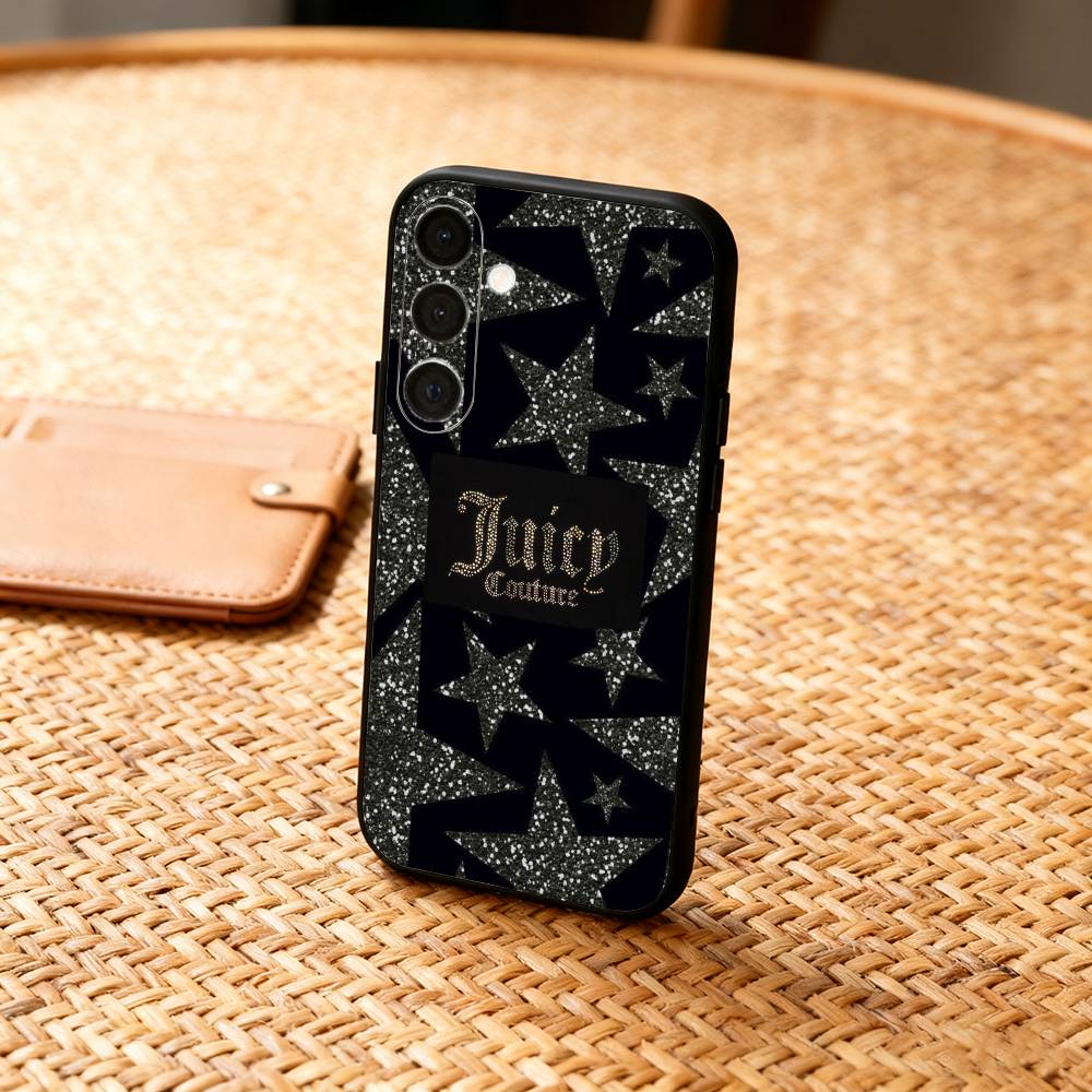 Pink J-Juicys C-Coutures  Phone Case For Samsung  A73,A21s,A22,A31,A32,A52,A53,A71,A80,Soft Black Shell
