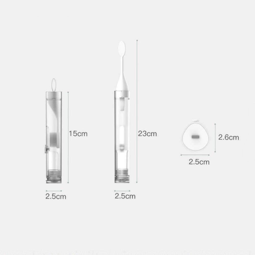 Removable Invisible Toothbrush Holder Portable Travel Tooth Clean Tool Soft Toothbrush Head Bathroom Accessories with Toothpaste