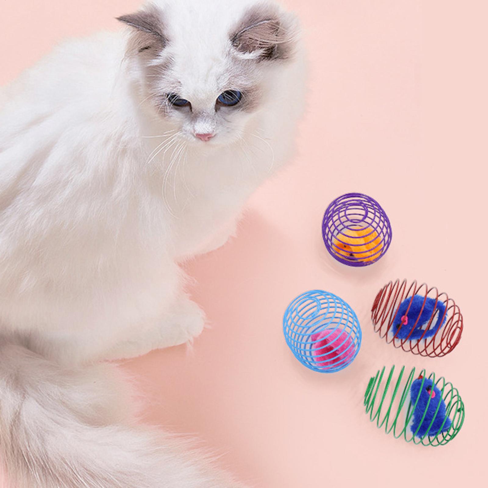 

Cat Spiral Toy Colorful Fun Stretchable Pet Games Stimulating Cat Toys For Home Outdoor Play Training Exercise Mental CHINA
