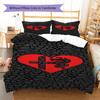 Alpha Romeo Pattern Bedding,Quilt Set Quilt Cover Pillowcase Home Birthday Gift (1 * duvet cover + 2 * pillowcase, without core)