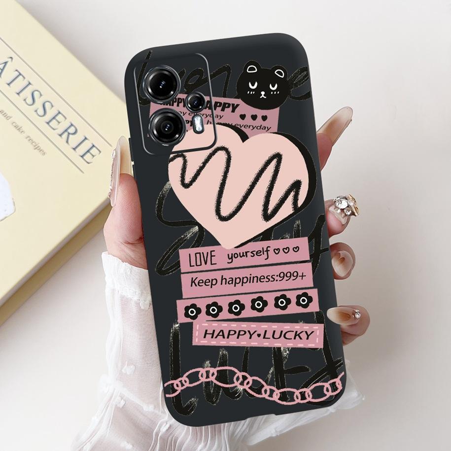 For Motorola Moto G13 G23 Case Lovely Panda Daisy Painted Cover Soft Silicone Phone Case For Moto G23 G 13 MotoG13 MotoG23 Coque