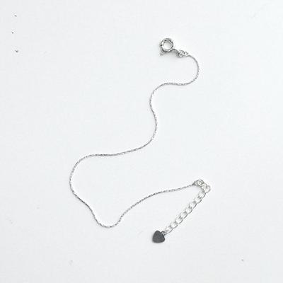 Tägliches zartes Silberkettenarmband