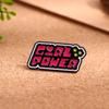 Creative Cartoon English Alphabet Series Alloy Brooch Fashion Versatile Metal Badge Clothes Accessories Clothing