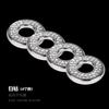 4pcs Sparkling Rhinestone Decals for Mercedes Benz E C Class Inner Door Lock Handle Pull Rod Bolt Cover