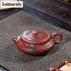 320ml Exquisite Yixing Purple Clay Teapots Handmade Pot Raw Ore Dragon's Blood Sand Tea Maker Kettle With Filter Zisha Tea Set