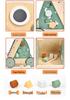 Multifunctional Baby Walker with Wooden Xylophone, Beads, and Gears - Educational Role-Playing Toy for Toddlers