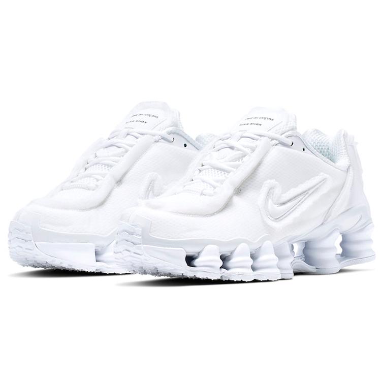 New Nike X Comme Des Garcons Shox Tl 'White' Women's CJ0546-100