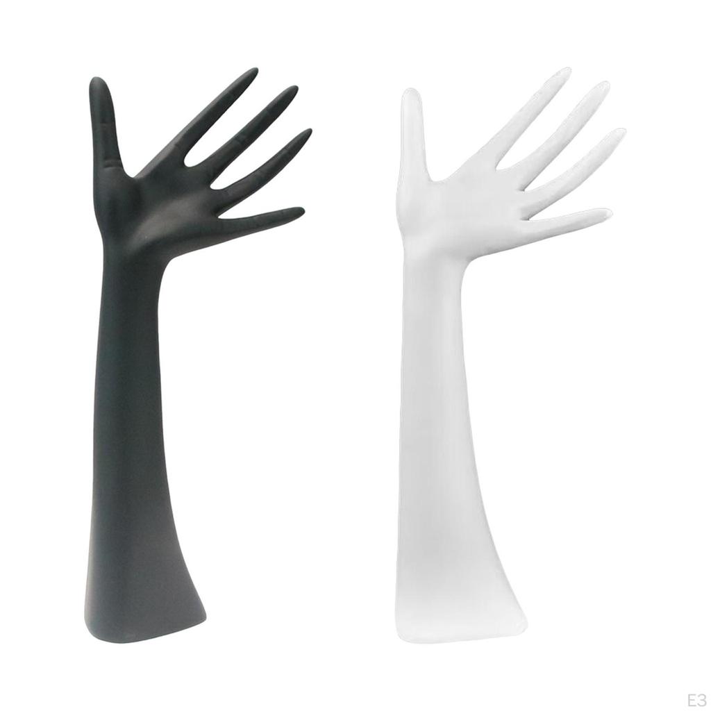 Hand Model Finger Jewelry Holder Stand Resin Bracelet Rack Modern Women Gift Storage