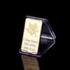 Commemorative Coin Square, Gold-plated, Silver Plated Block, American Coin, Commemorative, Irregular Foreign Currency, Maple Leaf Craft