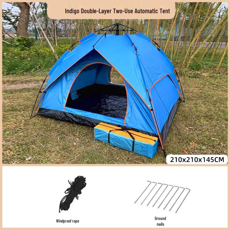 Yuzhan Automatic Pop-Up Camping Tent 3-4 Person, 210x210x145cm