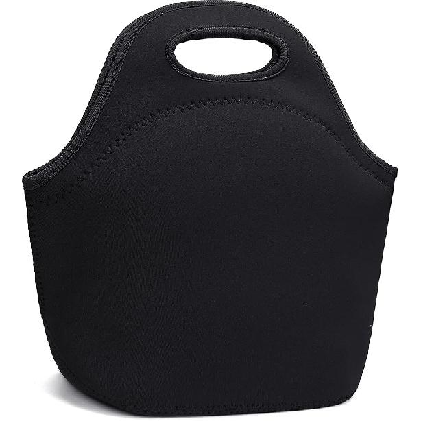 Neoprene Lunch Bags Thermal Insulated Lunch Tote Bag Reusable Washable Neoprene Picnic Bag for Women Men Neoprene