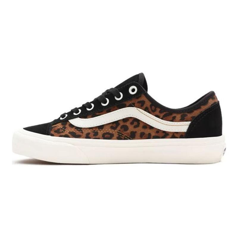Vans Style 36 Leopard Print Suede Low Top Unisex Skate Shoes Brown VN0A3MVL4Y5 37