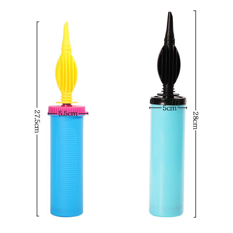 Macaron Bright Color Portable Two-Way Hand Push Wedding Balloon Inflator