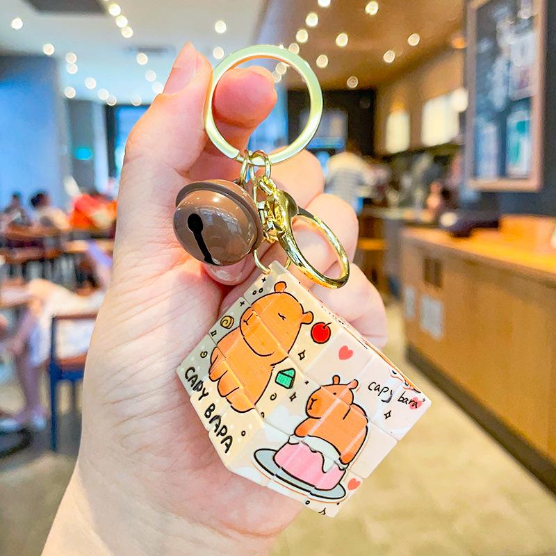 

Развивающая игрушка-подвеска Pi Kabala, морская свинка и капибара, кубик Рубика, для детей