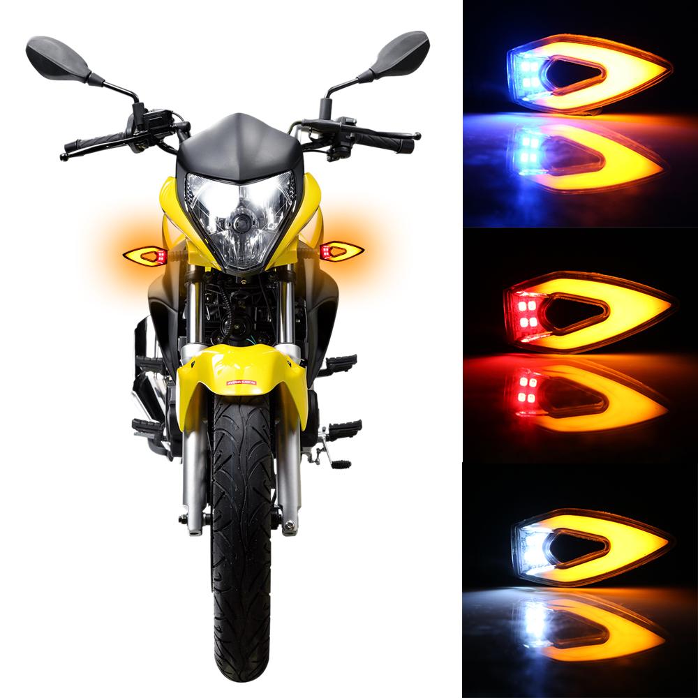 Flexible Motorcycle Turn Signals Light Turn Indicator Lamp Motorbike Accessories