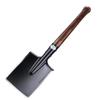6B Multi-functional Entrenching Tool: Manganese Steel Large Combat Shovel with Wooden Handle, Vehicle-Mounted, Portable for Fishing and Outdoor Use.