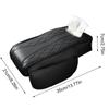 Car Armrest Cover Pad Waterproof Car Armrest Tissue Box Holder Car Armrest Pad Multi-functional Center Cover Car Arm Rest