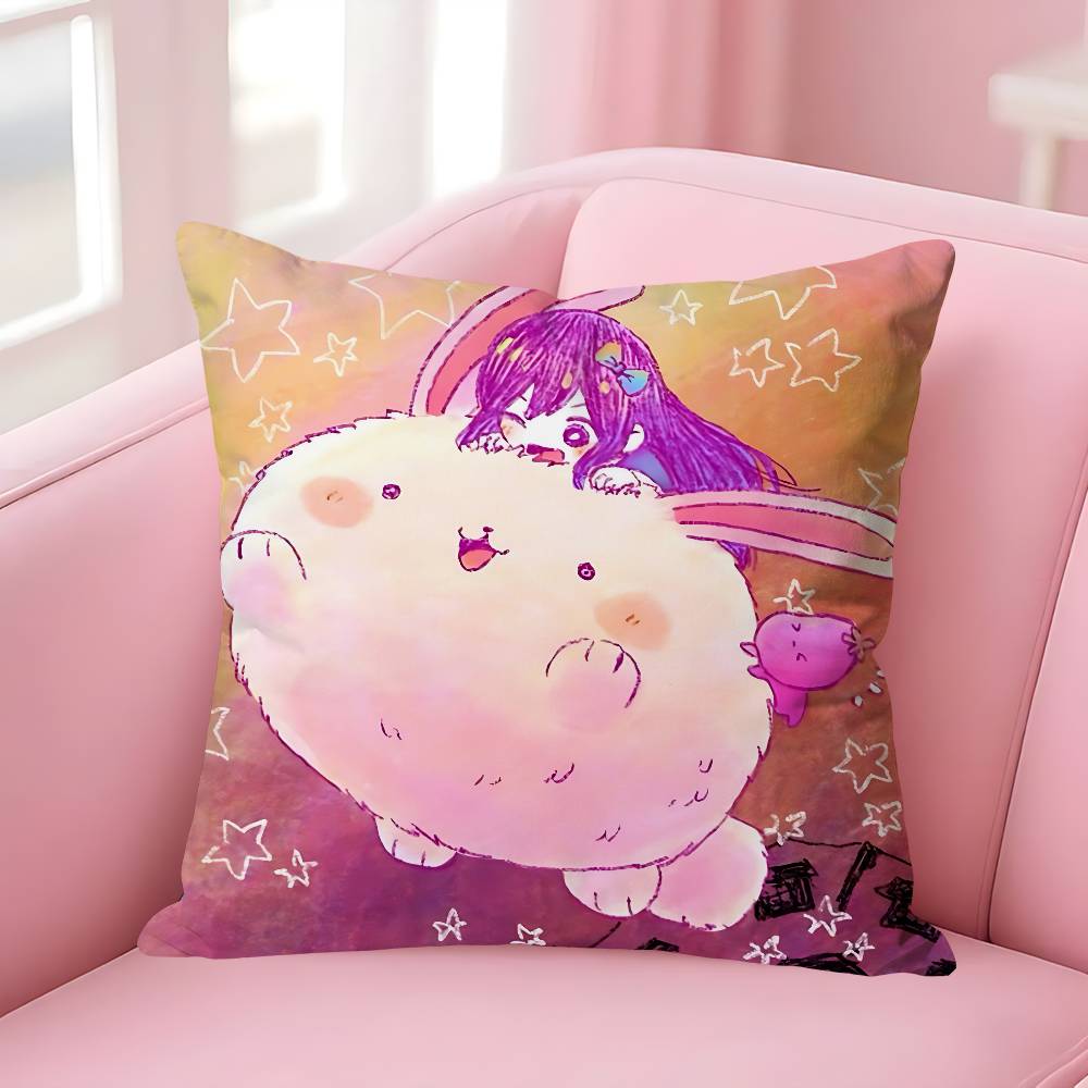 

Game OOmori Pillow Cases for Bedroom Living Room Sofa Home Decor Polyester Cushion Cover with Zipper 30x30cm