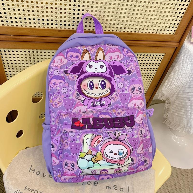 School BagsNew Children's Cartoon Cute Backpack for Primary School Students and Junior High School Girls Casual  Labub Backpack