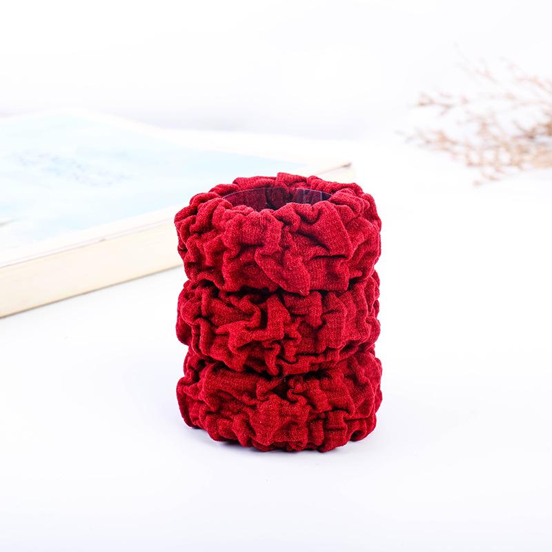 High Elastic Korean Style Seamless Hair Tie for Women - Perfect for Buns and Hairstyles.