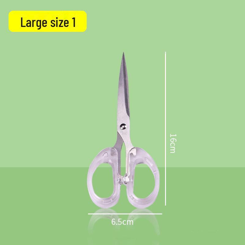 

Прозрачные портативные ножницы для офиса, поделок и искусства Large size прозрачный